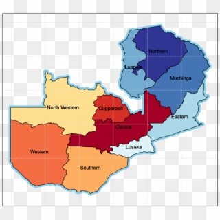Zambie Provinces Clipart