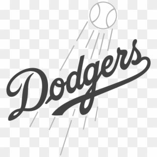 Los Angeles Dodgers Logo Black And White - Angeles Dodgers Clipart