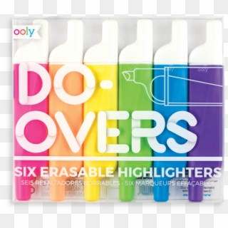 Ooly Do-over Erasable Highlighters - Do Overs Erasable Highlighters Clipart