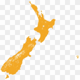 Little Spotted Kiwi - Map Of New Zealand Clipart