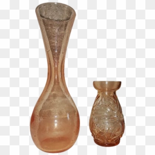 Pink Glass Vase Set - Earthenware Clipart