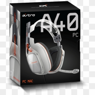 Astro A40 Gaming Headset Gen 2 In Light Grey - Headphones Clipart