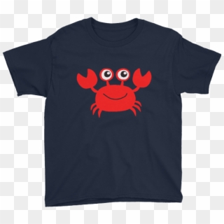 Cute Red Crab Kids T-shirt - Iron Maiden Logo Merch Clipart