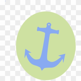 This Free Clip Arts Design Of Anchor Green Circle Png - Cross Transparent Png