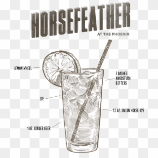 Horsefeather At The Phoenix - Cocktail Clipart