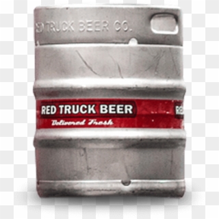 Red Truck Beer Keg - Leather Clipart