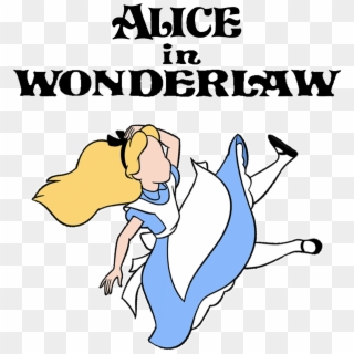 Alicefallinglogo3 - Alice In Wonderland Book Clipart