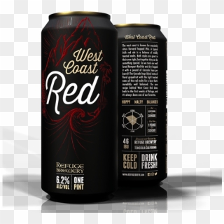 Refuge Brewing Co West Coast Red Ipa - Coca-cola Clipart