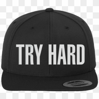 Try Hard Cap Cap Cap Black Clipart