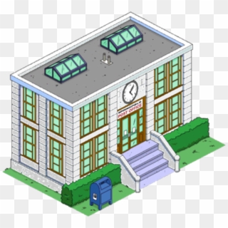 Springfield Post Office Tapped Out - Springfield Simpsons Post Office Clipart