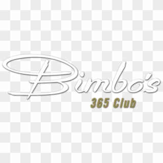Bimbo's 365 Club - Emblem Clipart