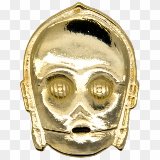 Star Wars C-3po Pin, Gold - Skull Clipart