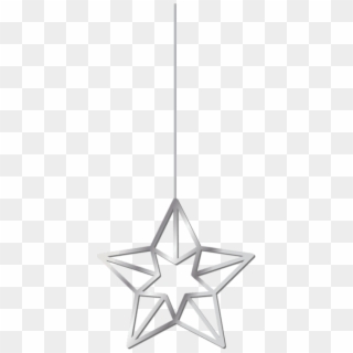 Free Png Download Hanging Star Silver Clipart Png Photo - Hanging Star Decoration Png Transparent Png