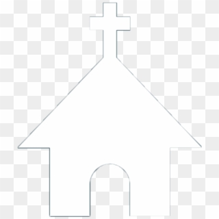 Church Png White Vector Black And White Stock - Cross Clipart