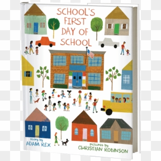Schoolsfirstdayofschool - School's First Day Of School Book Clipart