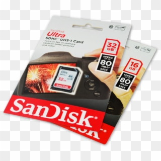 Image Showing 16gb And 32gb Sandisk Memory Cards - Sandisk Clipart