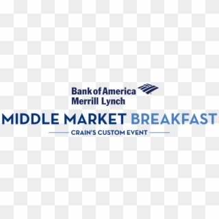 Bank Of America Merrill Lynch Middle Market Breakfast - Oval Clipart