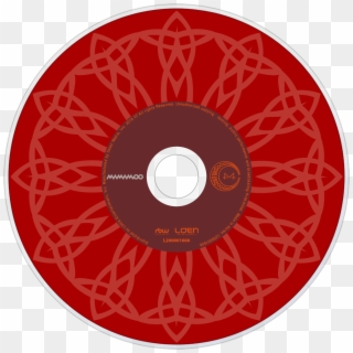 Mamamoo Red Moon Cd Disc Image - Circle Clipart