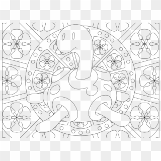 Shuckle Pokemon - Pokemon Adult Coloring Page Clipart