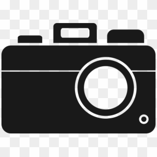 Camera Png Black And White - Icon Fotografi Png Clipart
