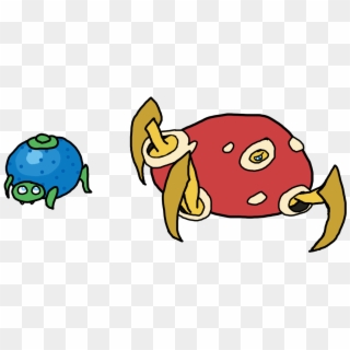 This Small Parasitic Bug Pokemon Impersonates Berries - Cartoon Clipart