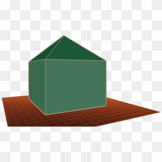 Above Is A 3d Rendering - 3d House Shape Name Clipart