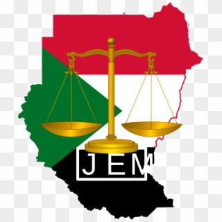 Former Logo Of The Jem - Flag Map Of Sudan Clipart