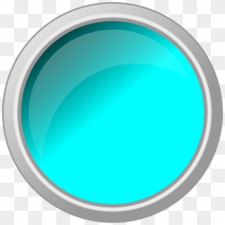Original Png Clip Art File Push Button Light Blue Svg - Push Button Blue Png Transparent Png