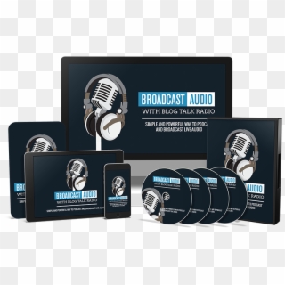 A Simple And Powerful Way To Podcast And Broadcast - Headphones Clipart