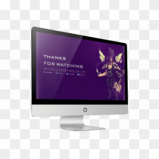 Taric End Screen Banner - Computer Monitor Clipart