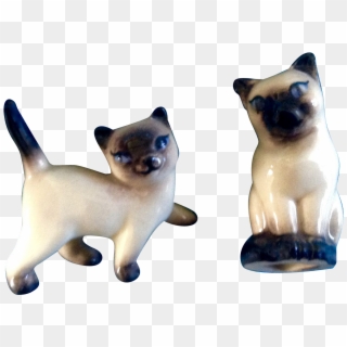 Hagen Renaker Miniature Siamese Walking Cat, Cat Seated - Siamese Clipart
