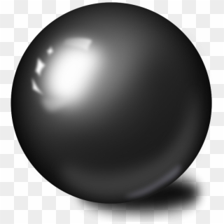 3d Black Ball Png Clipart
