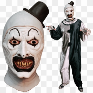 Sold Separately, The Mask And Costume Are Going For - Art The Clown Mask Trick Or Treat Studios Clipart