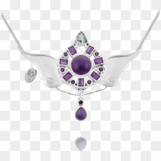 Archangel Zadkiel Necklace - Amethyst Clipart