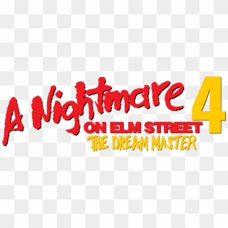 A Nightmare On Elm Street - Nightmare On Elm Street 4 Logo Clipart