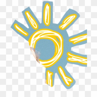#sun #sunshine #drawing #art #doodle #color #yellow - Illustration Clipart