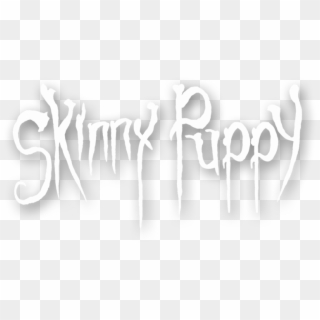 Skinny Puppy "logo" Cut Vinyl - Calligraphy Clipart