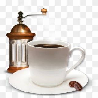 Cup Of Coffee And Coffee Mill Png Clipart Picture - سكرابز قهوة Png Transparent Png