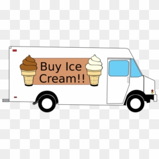 Ice Cream Cones Ice Cream Van Car - Bus Clipart