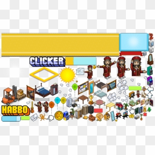 The Game Was Developed In Html5 And It Is Possible - Habbo Hotel Clipart