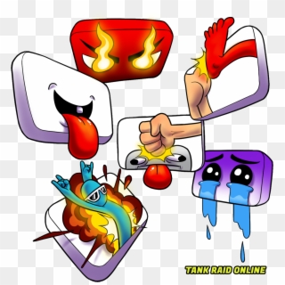 Tank Raid Clipart