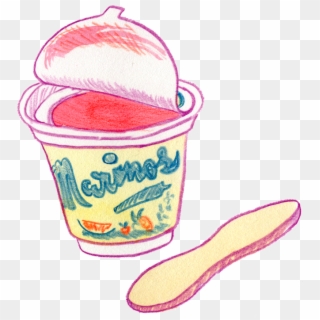 Marino's Was Founded By Marinos Vourderis, An Immigrant - Italian Ice Cream Cup Clipart