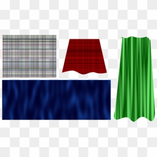 Silk Curtain Textile Fabric Material Drapery - Kain Png Clipart