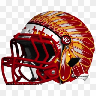 Headdress Helmet - New Kansas City Chiefs Helmet Clipart