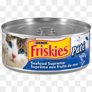 127 Friskies Pate Seafood Supreme Cat Food Png - Friskies Wet Cat Food Canada Clipart