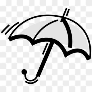 Vector Illustration Of Umbrella Or Parasol Provides Clipart