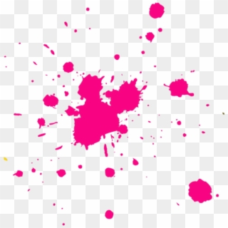 Pink Paint Splatter Png - Transparent Hot Pink Paint Splatter Clipart