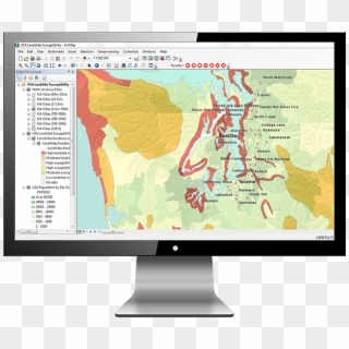 Create Portable Geopdf Maps From Esri Arcgis - Computer Monitor Clipart