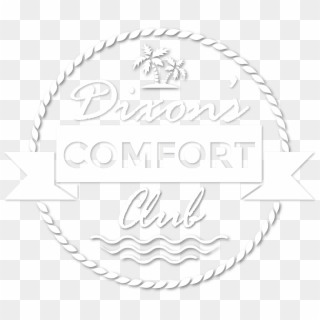 Dixon's Comfort Club Badge In White With Drop Shadow - Scout Logo Sri Lanka Clipart