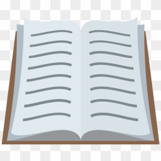 File - Emojione 1f4d6 - Svg - Book Open Emoji Clipart